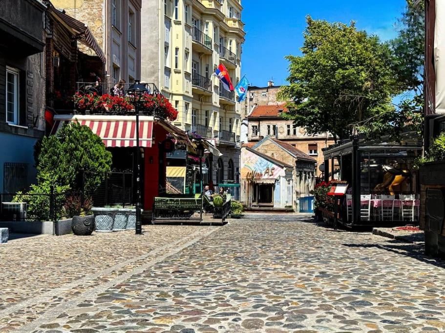 Scadarlija Vintage Old Town Renovated Apartment เบลเกรด ภายนอก รูปภาพ